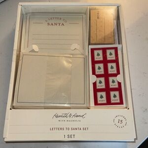 Hearth & Hand Santa Letter Kit in Red and White